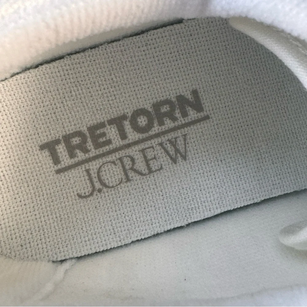Tretorn J Crew Women's White Canvas Sneakers Size 8 preppy casual - Picture 5 of 9